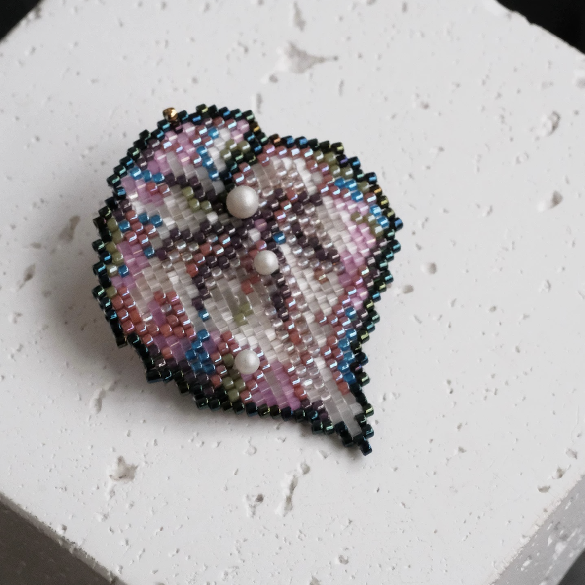 Handwoven Beaded Heart Earrings – Colorful Statement Jewelry, Artisan Seed Bead Earrings, Unique Gift for Her